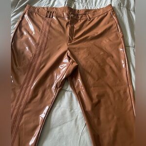 Adidas x Ivy Park Beyonce caramel/brown latex pants